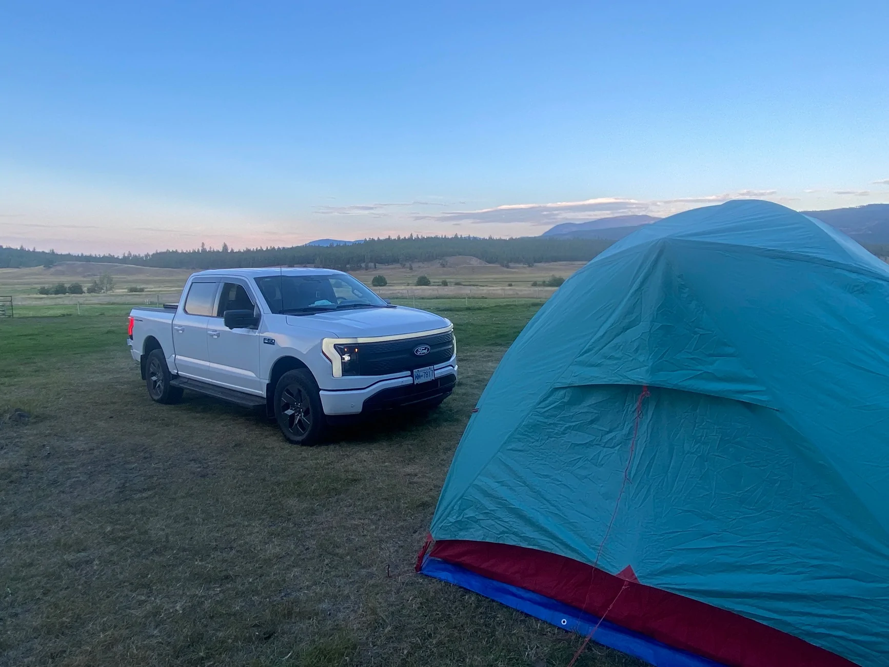 Ford F-150 Lightning Camping with the light IMG_5165