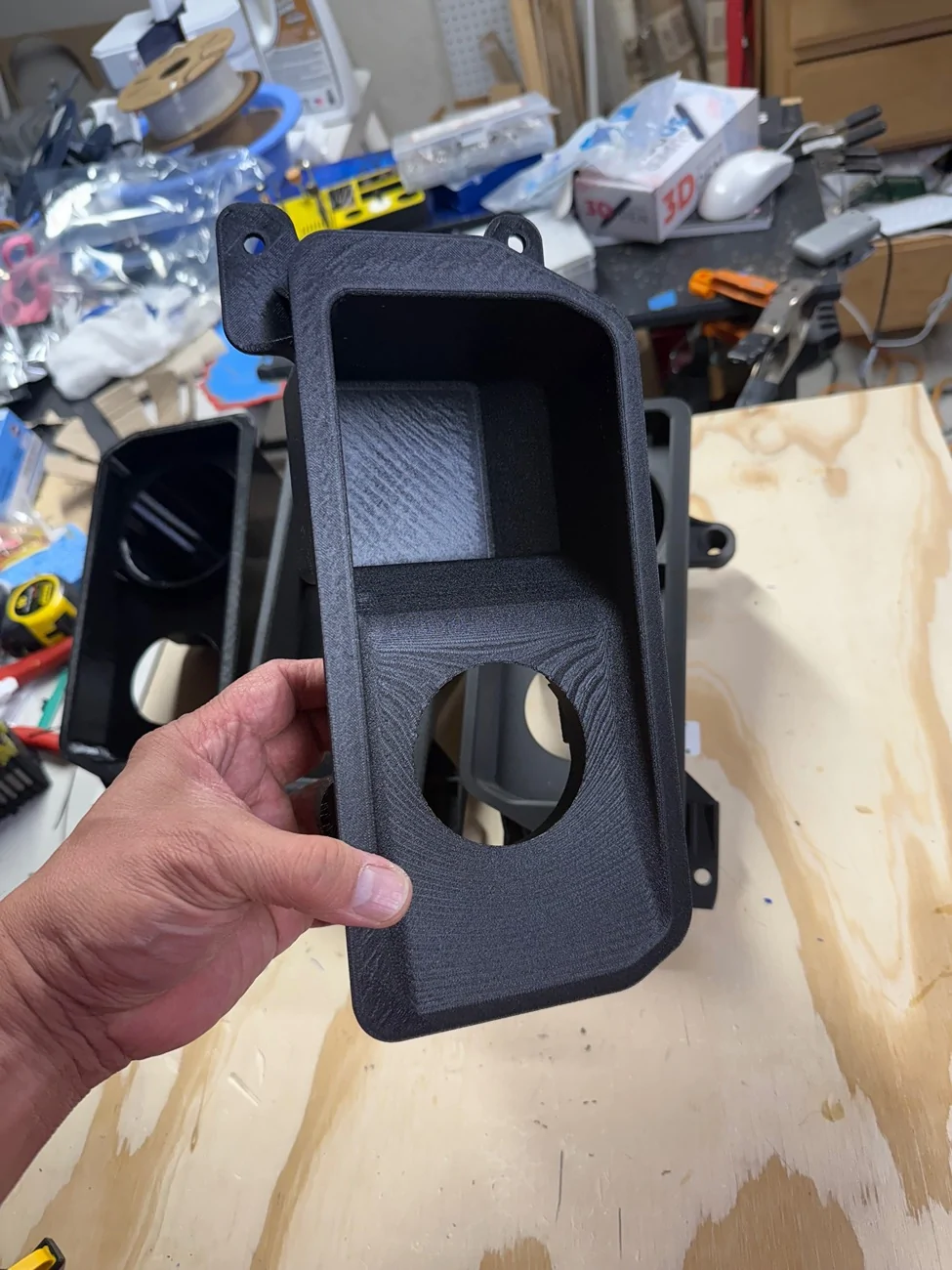 Ford F-150 Lightning Stick to Rotary Shift Knob Conversion w/ 3D Printed Rotary Shifter Holder IMG_6559