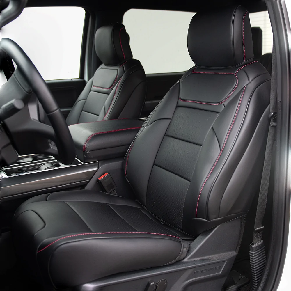 Ford F-150 Lightning 2009-Up Ford F150/F250 Custom Leather Seat Covers by Kustom Interior 921-RS
