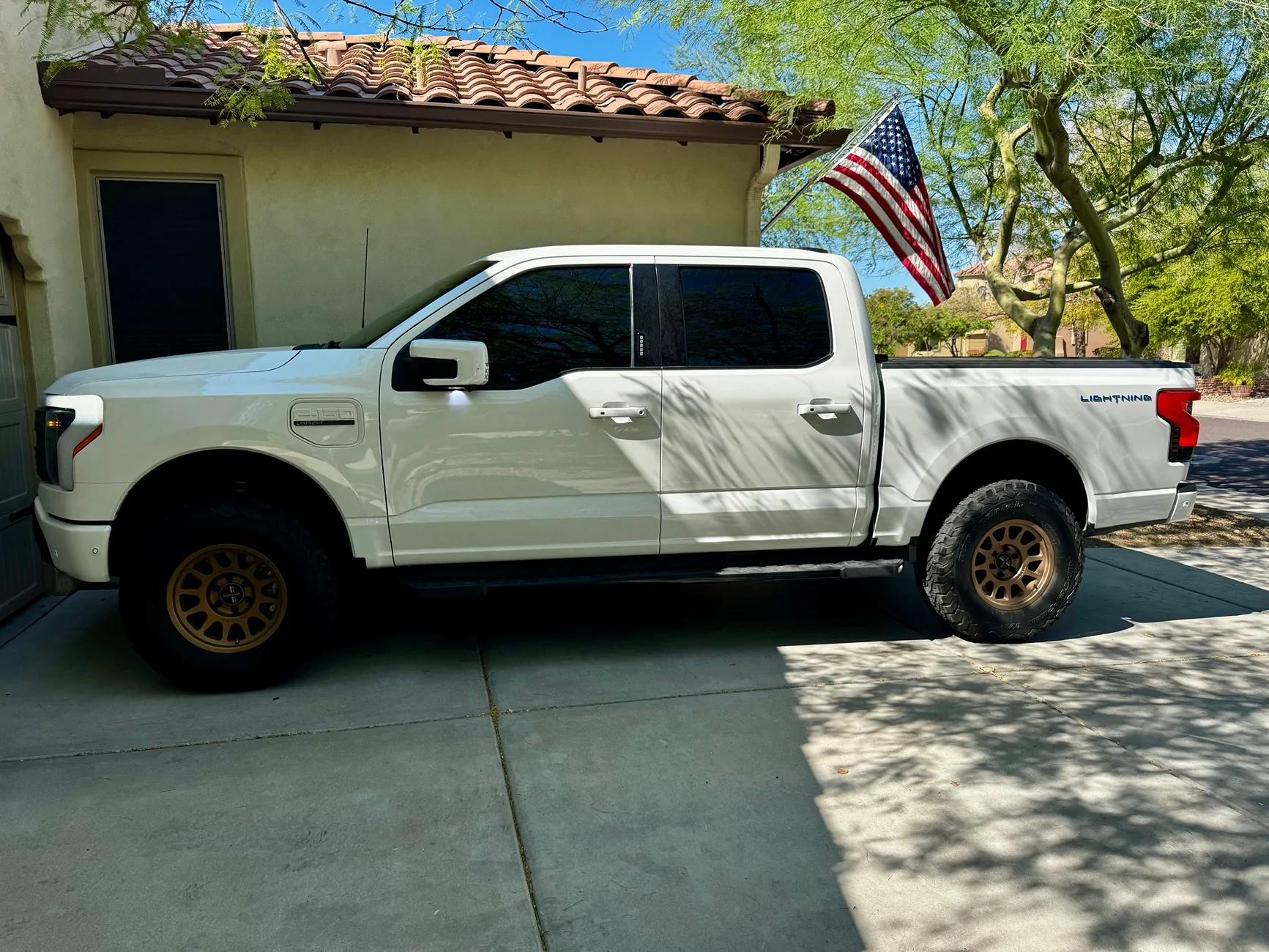 Ford F-150 Lightning Leveled Avalanche Lightning (Eibach Stage 1 & 35" Wild Peaks) IMG_9815