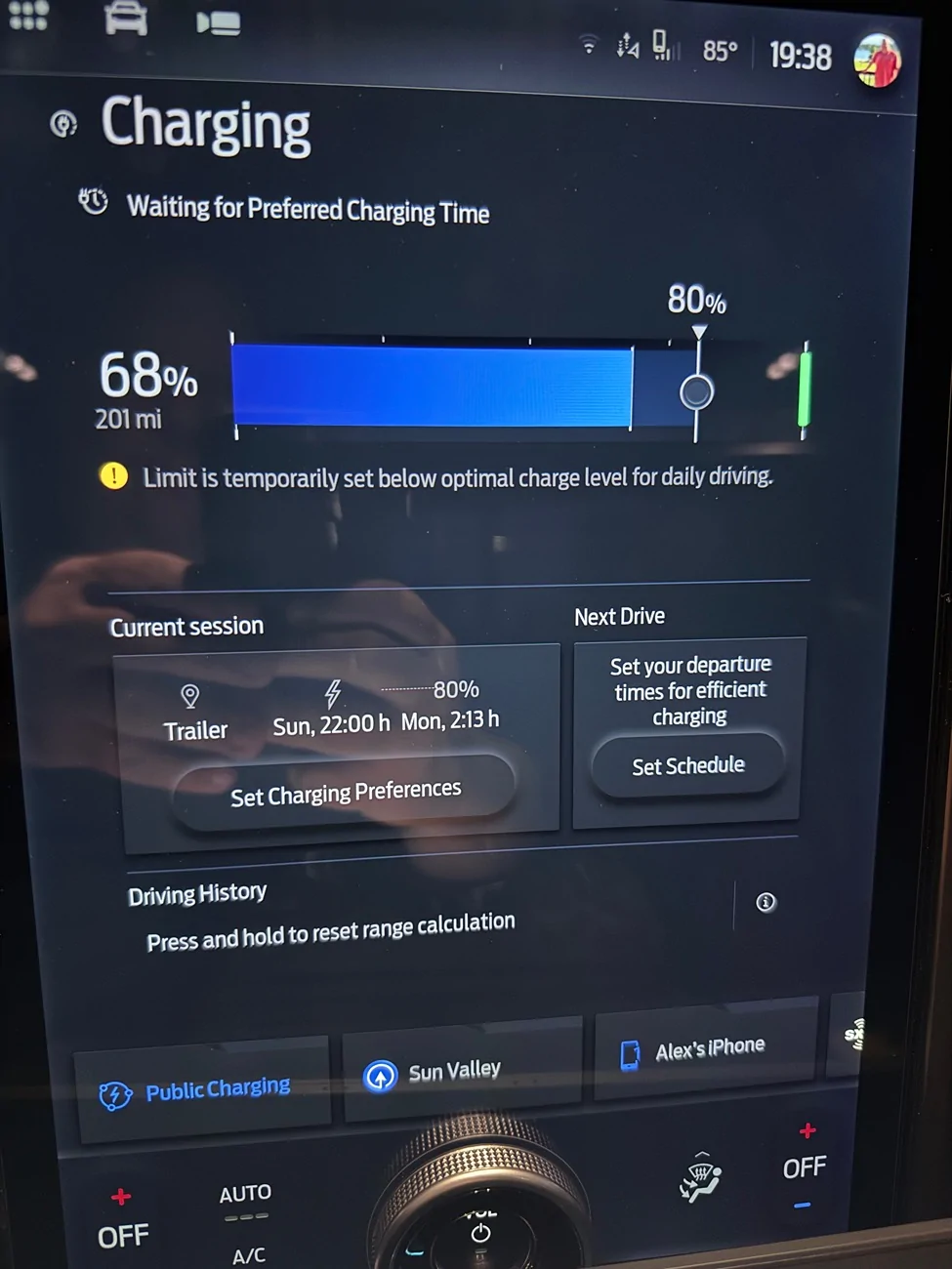 Ford F-150 Lightning Add Charge enhanced charge settings IMG_1469