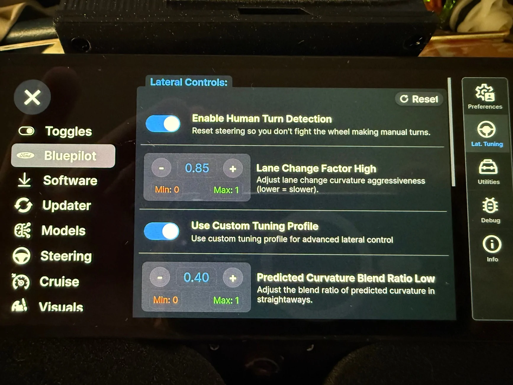 Ford F-150 Lightning Comma AI self driver assistant IMG_2650
