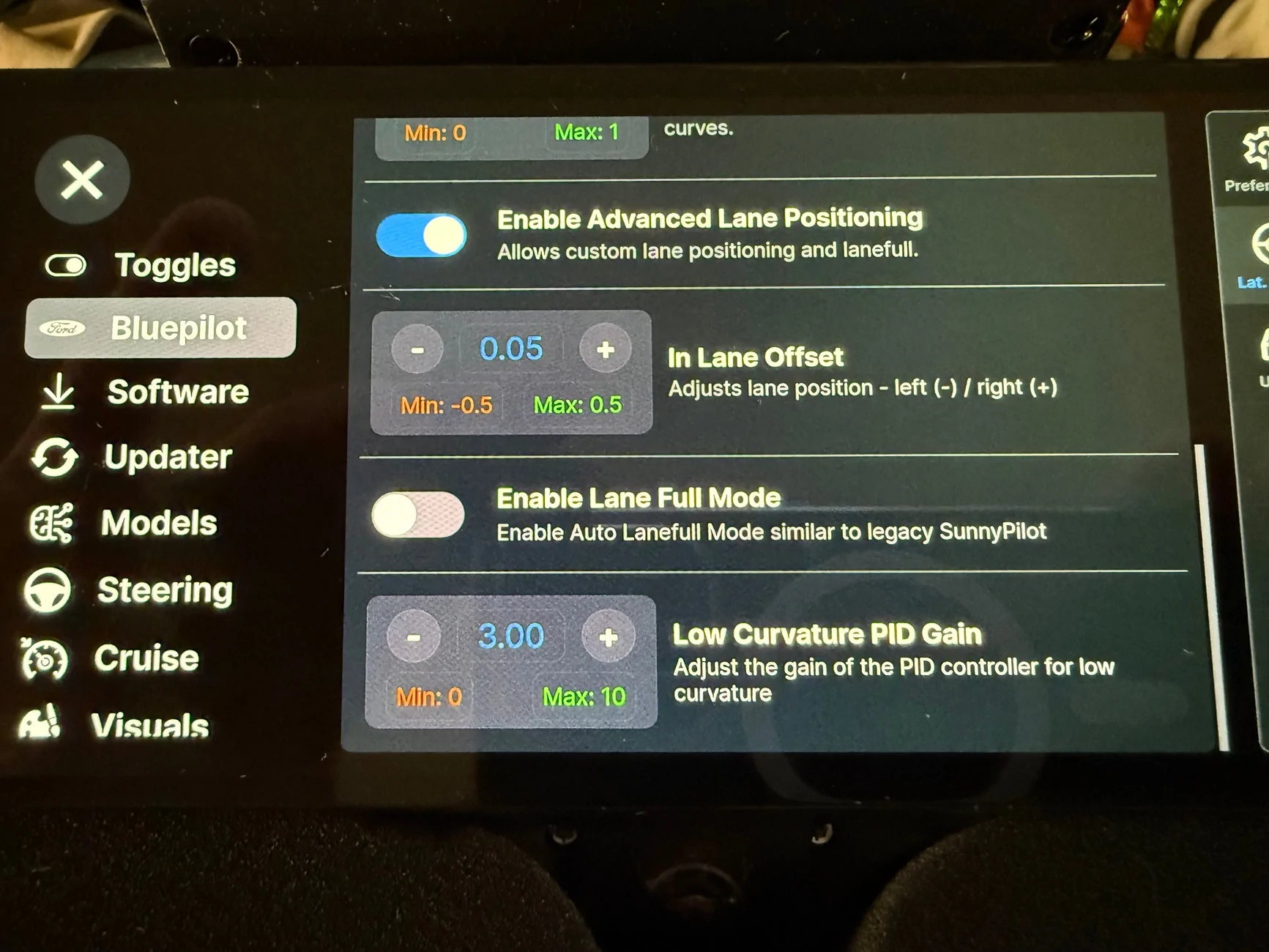 Ford F-150 Lightning Comma AI self driver assistant IMG_2652