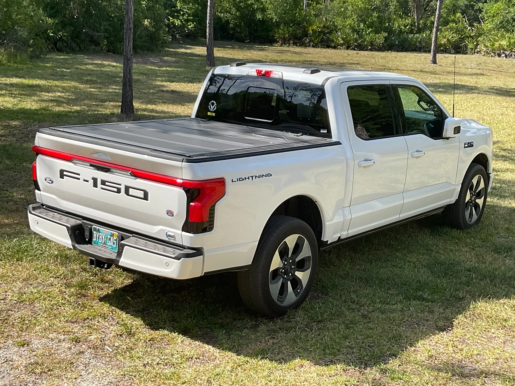 Ford F-150 Lightning Picking up my WHITE PLATINUM Lightning in AM! IMG_0277 (1)
