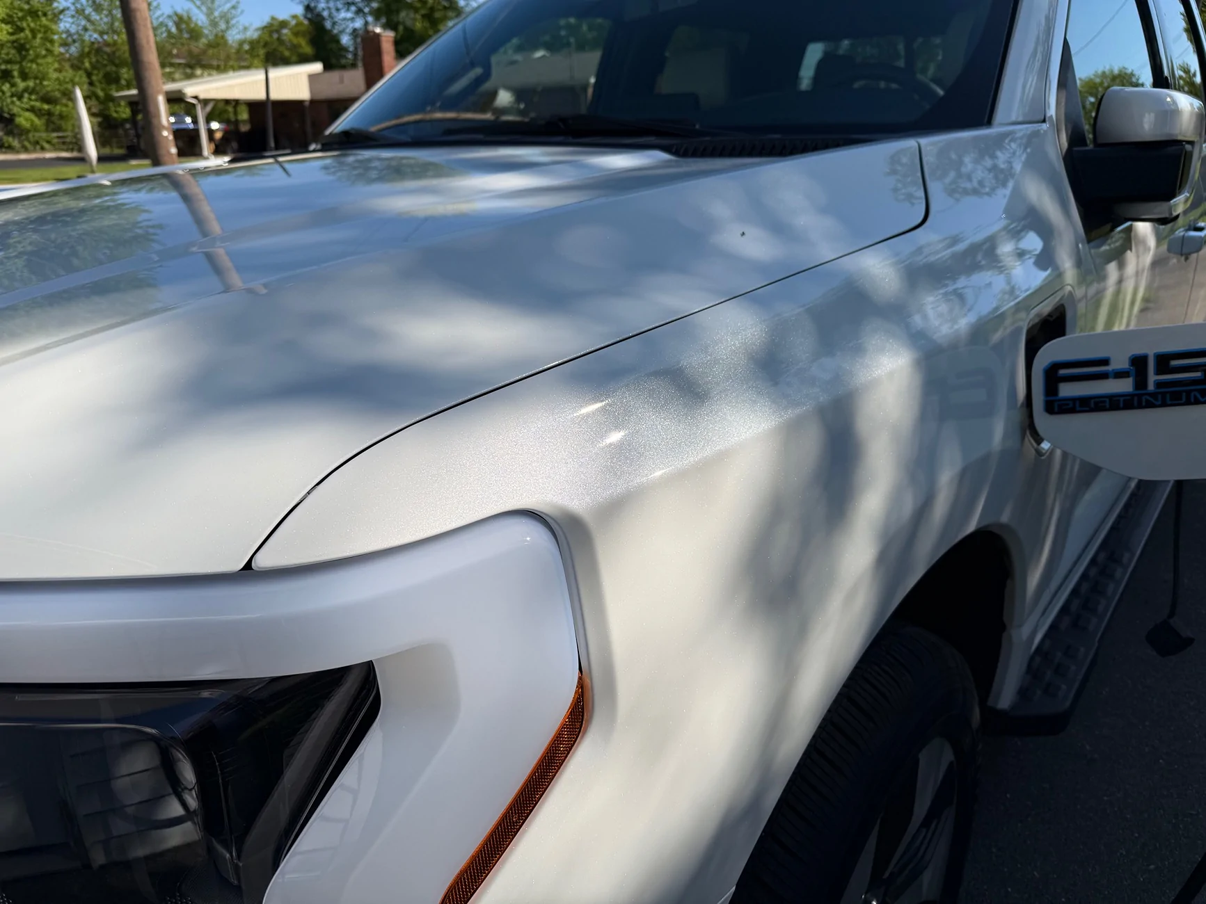Ford F-150 Lightning Picking up my WHITE PLATINUM Lightning in AM! IMG_7839