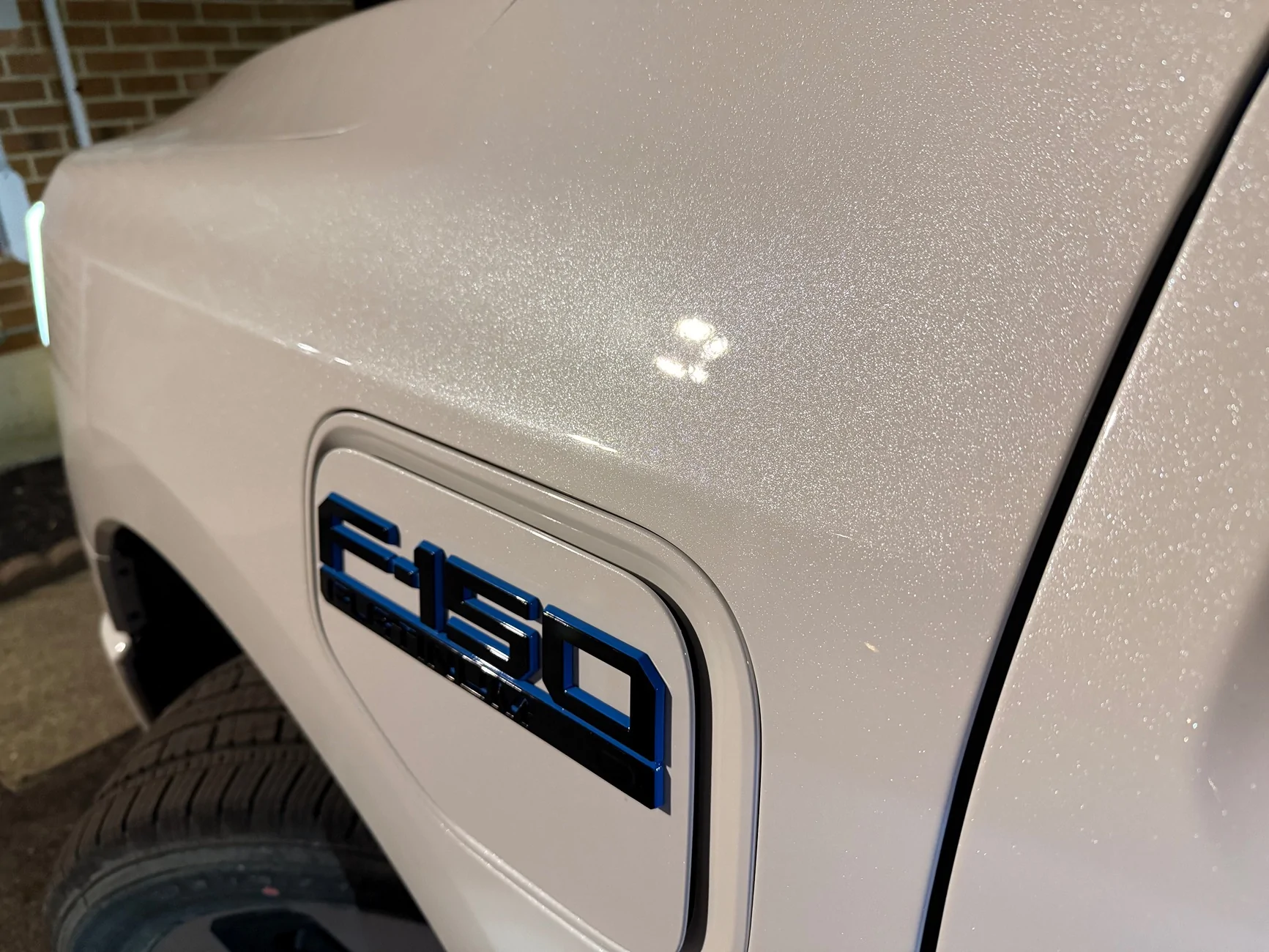 Ford F-150 Lightning Picking up my WHITE PLATINUM Lightning in AM! IMG_7625