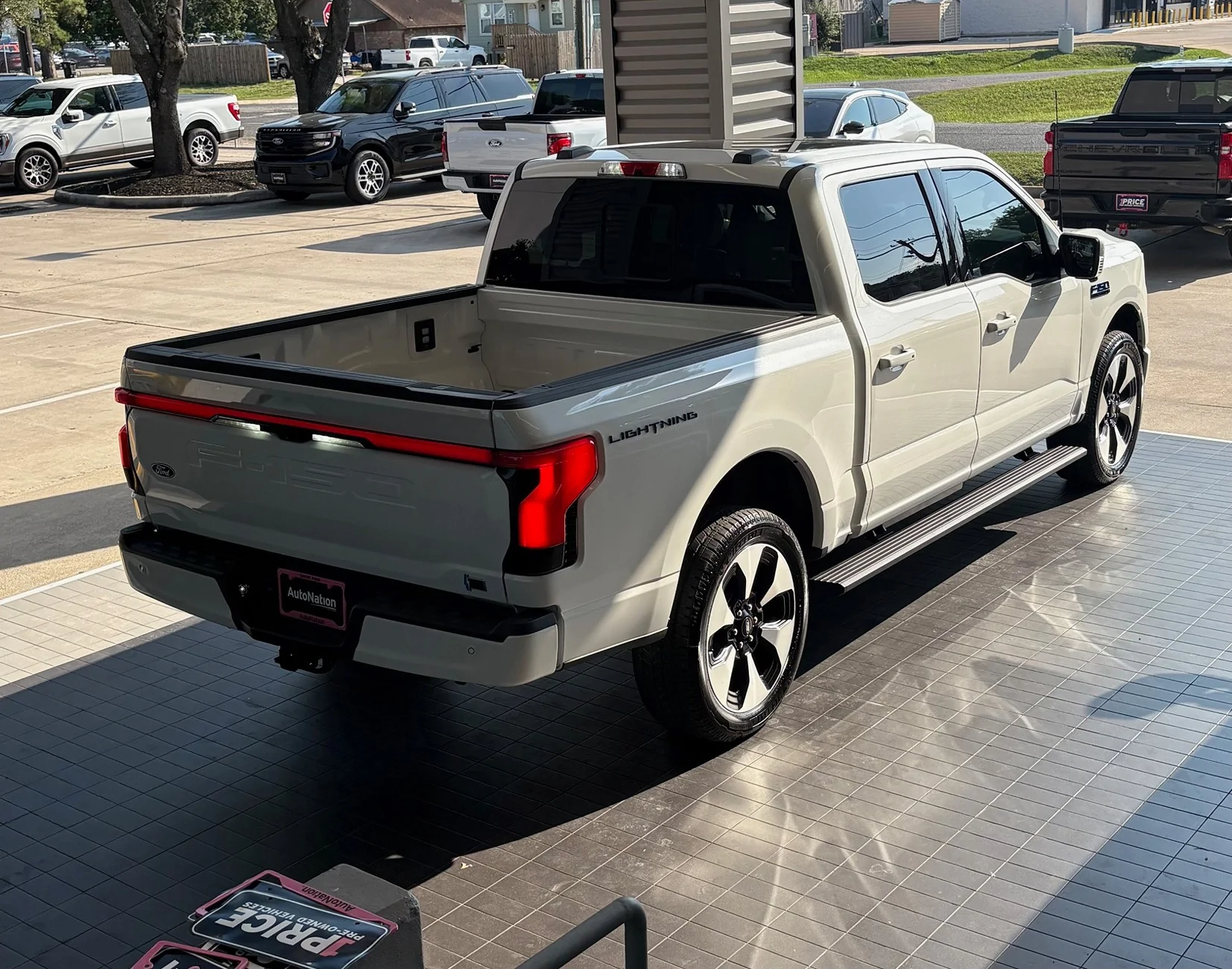 Ford F-150 Lightning Picking up my WHITE PLATINUM Lightning in AM! IMG_2313