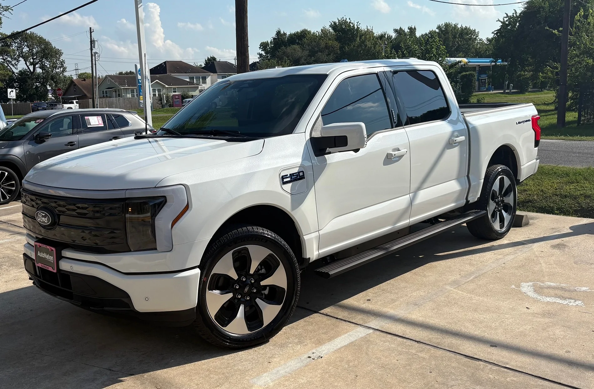 Ford F-150 Lightning Picking up my WHITE PLATINUM Lightning in AM! IMG_2317