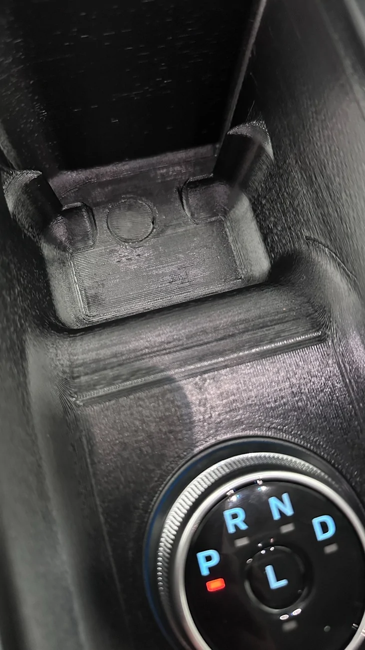 Ford F-150 Lightning SUCCESS! ROTARY DIAL installation with  12" screen - without removing upper trim IMG_1559
