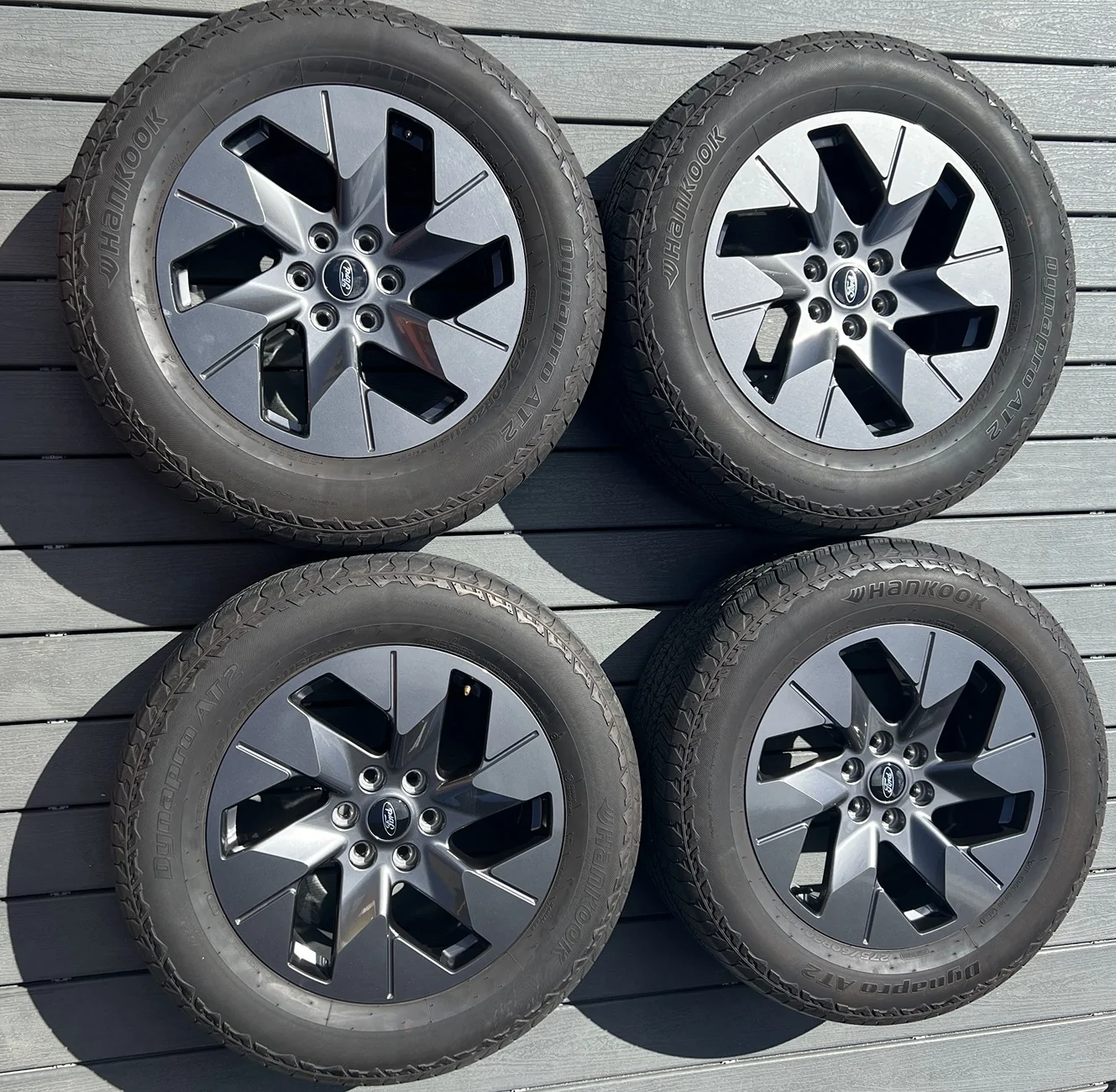 Ford F-150 Lightning '23 Lariat Wheels/Tires/TPMS $850 (sorry, no shipping) 1. All-Set
