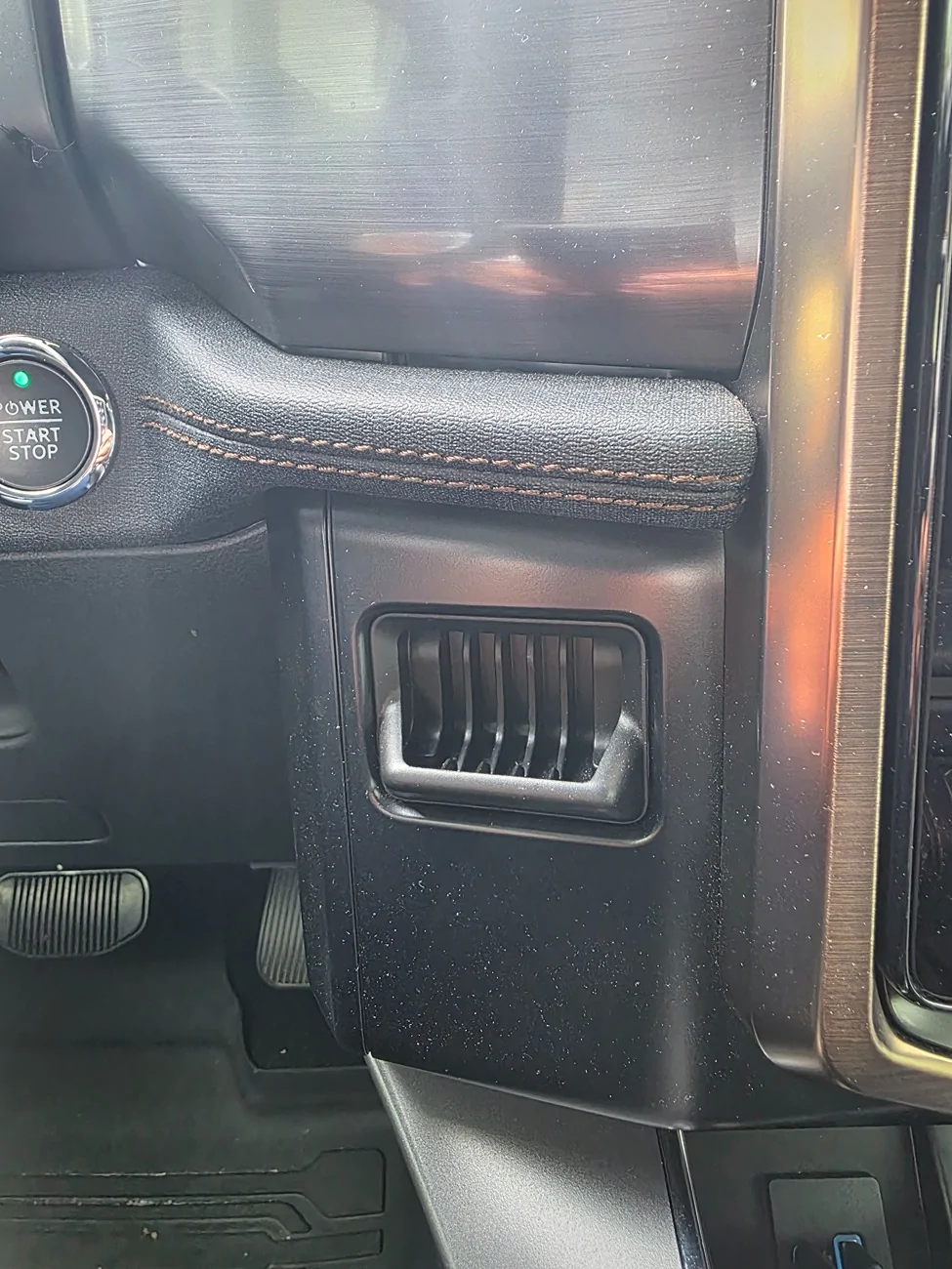 Ford F-150 Lightning Intended use for slotted space on front console? 20250916_102202