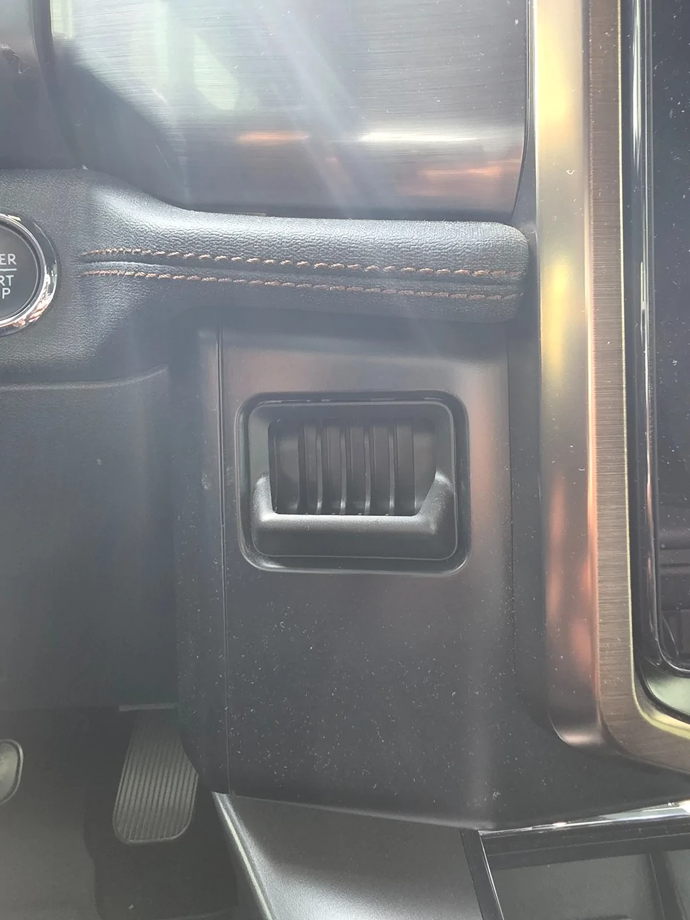 Ford F-150 Lightning Intended use for slotted space on front console? 1758033602185828015420146707971