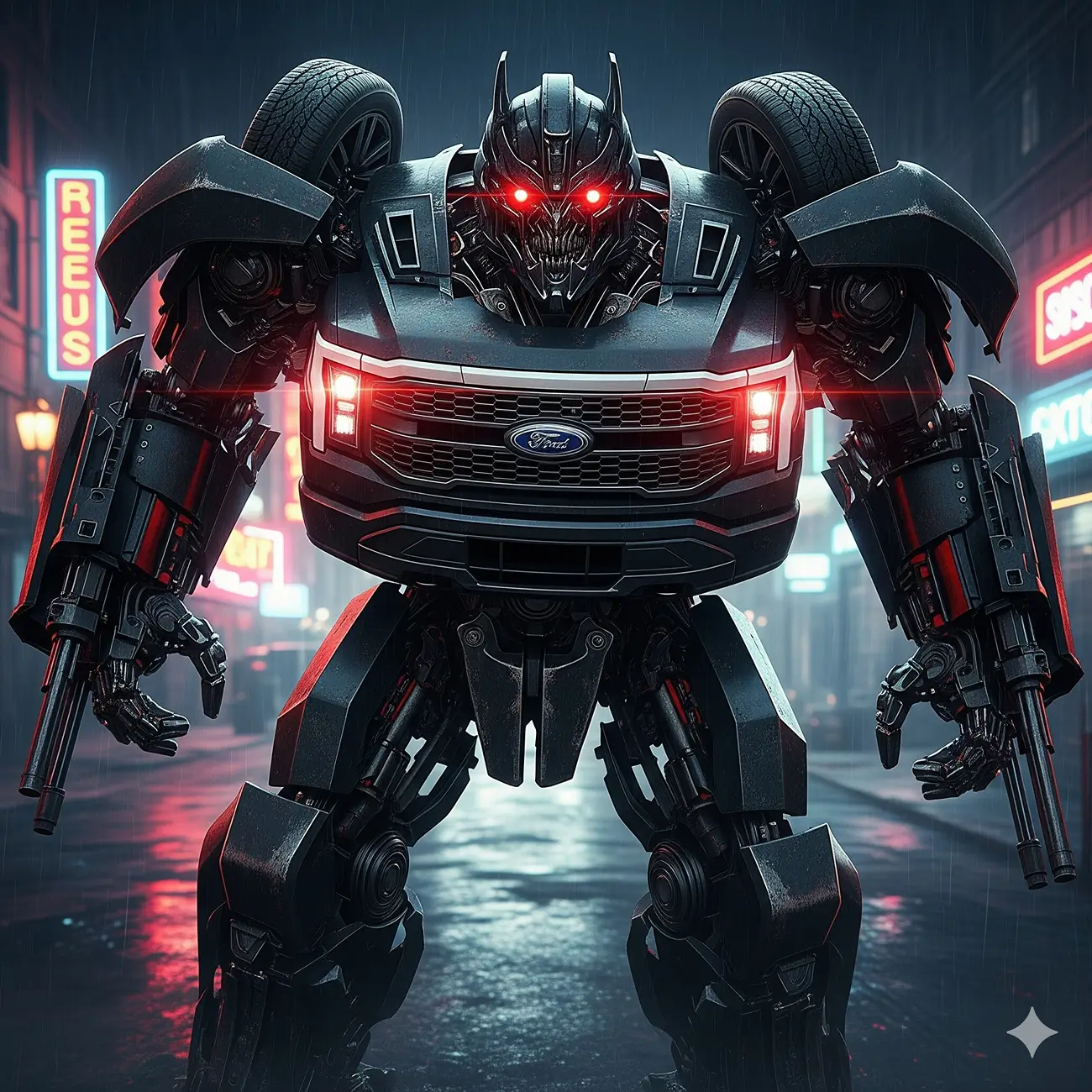 Ford F-150 Lightning Fun AI Images of Your Lightning - Try This and Post Yours! decepticon2