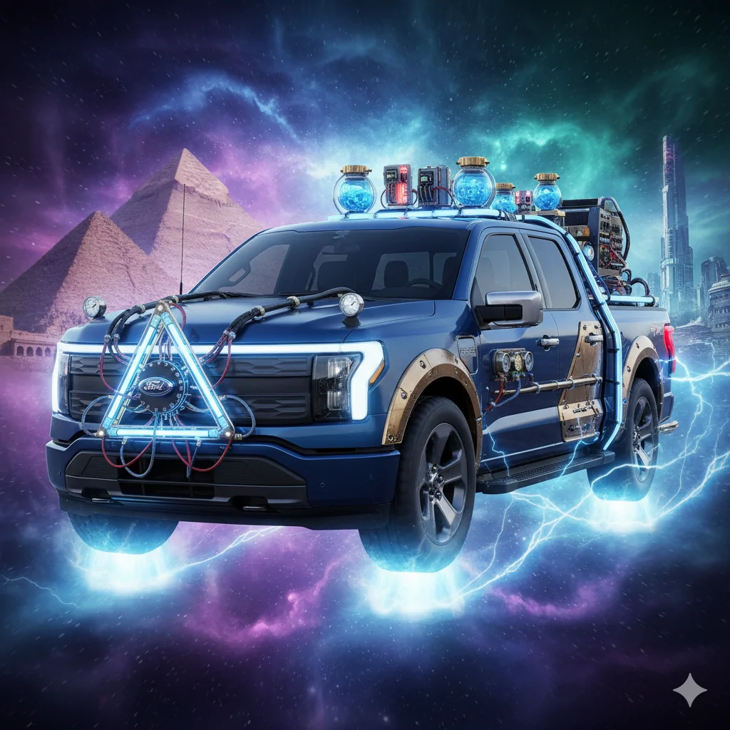 Ford F-150 Lightning Fun AI Images of Your Lightning - Try This and Post Yours! Flux Capacitor 3