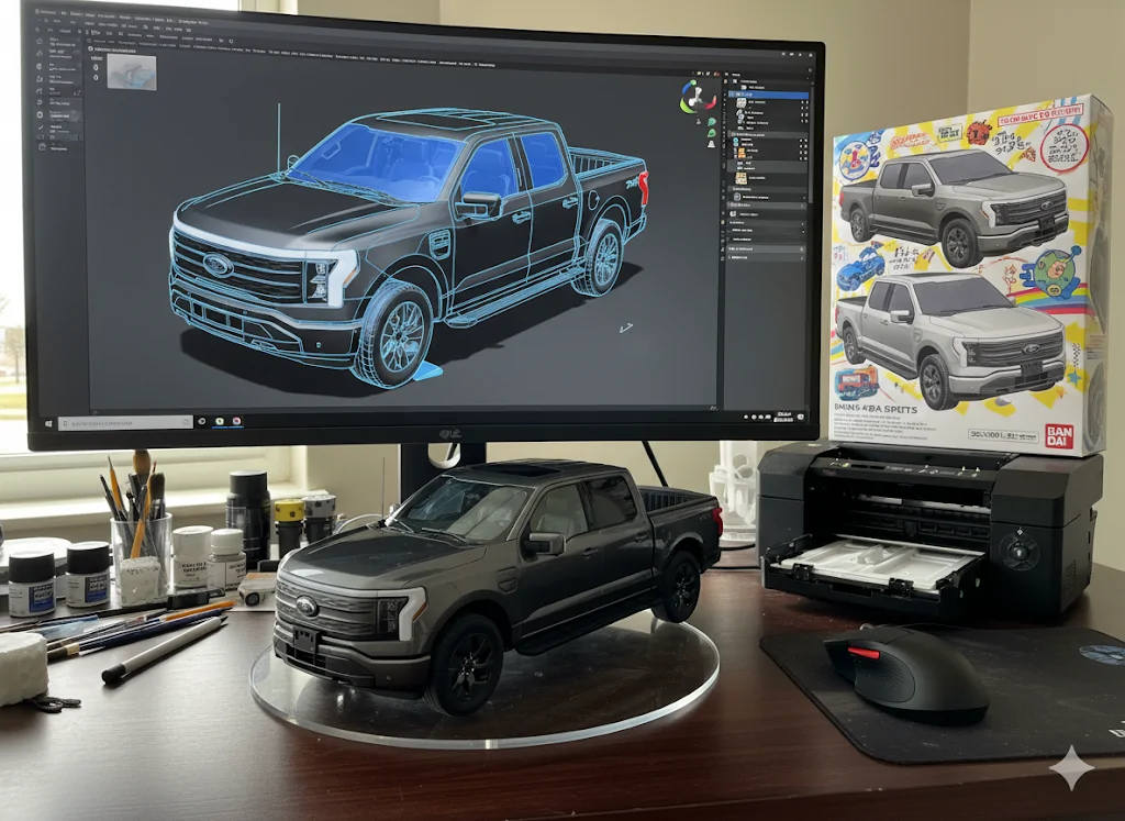 Ford F-150 Lightning Fun AI Images of Your Lightning - Try This and Post Yours! lightning ai