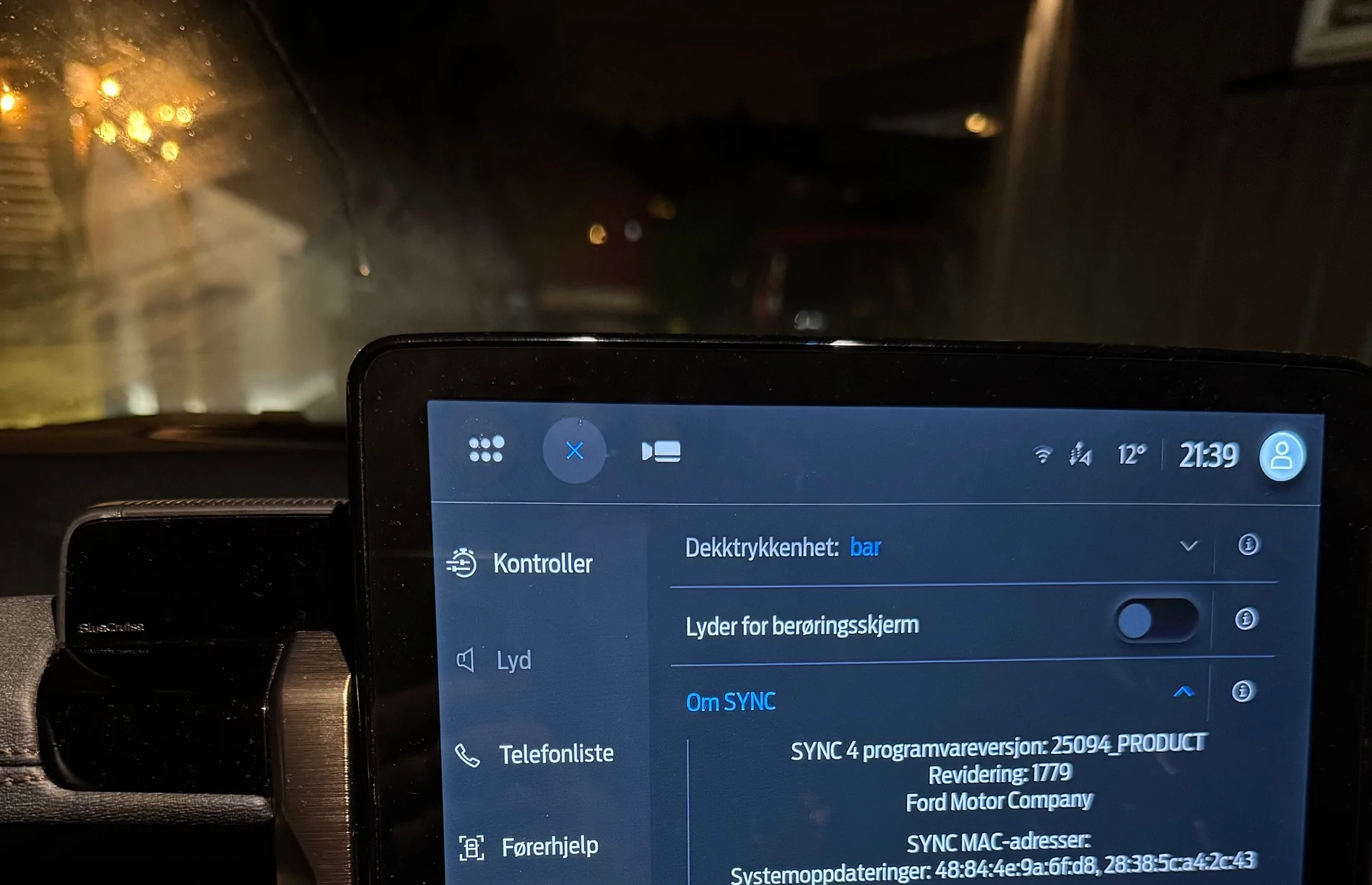 Ford F-150 Lightning What sw versions of Sync support Norwegian? IMG_0651