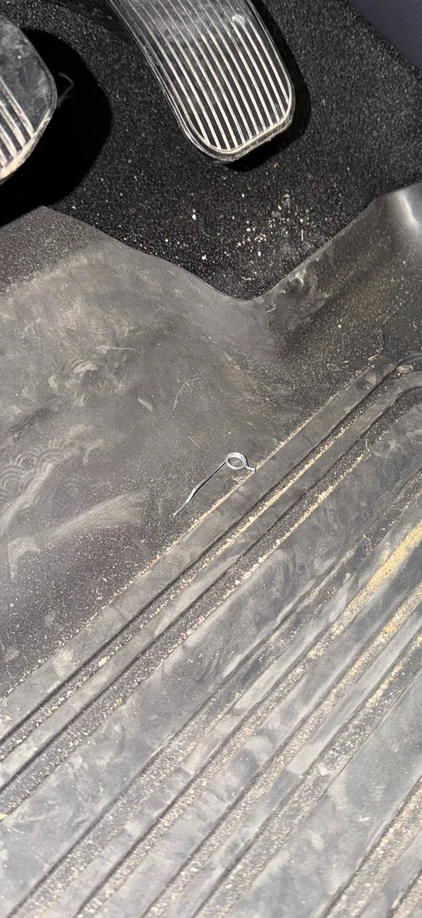 Ford F-150 Lightning Part ID Help - Spring / Clip Found on Floor - Driver Side Imag
