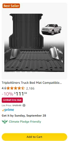 Ford F-150 Lightning 🔥TripleAliners F150 Bed Liner Flash Sale🔥 1758625068000-it