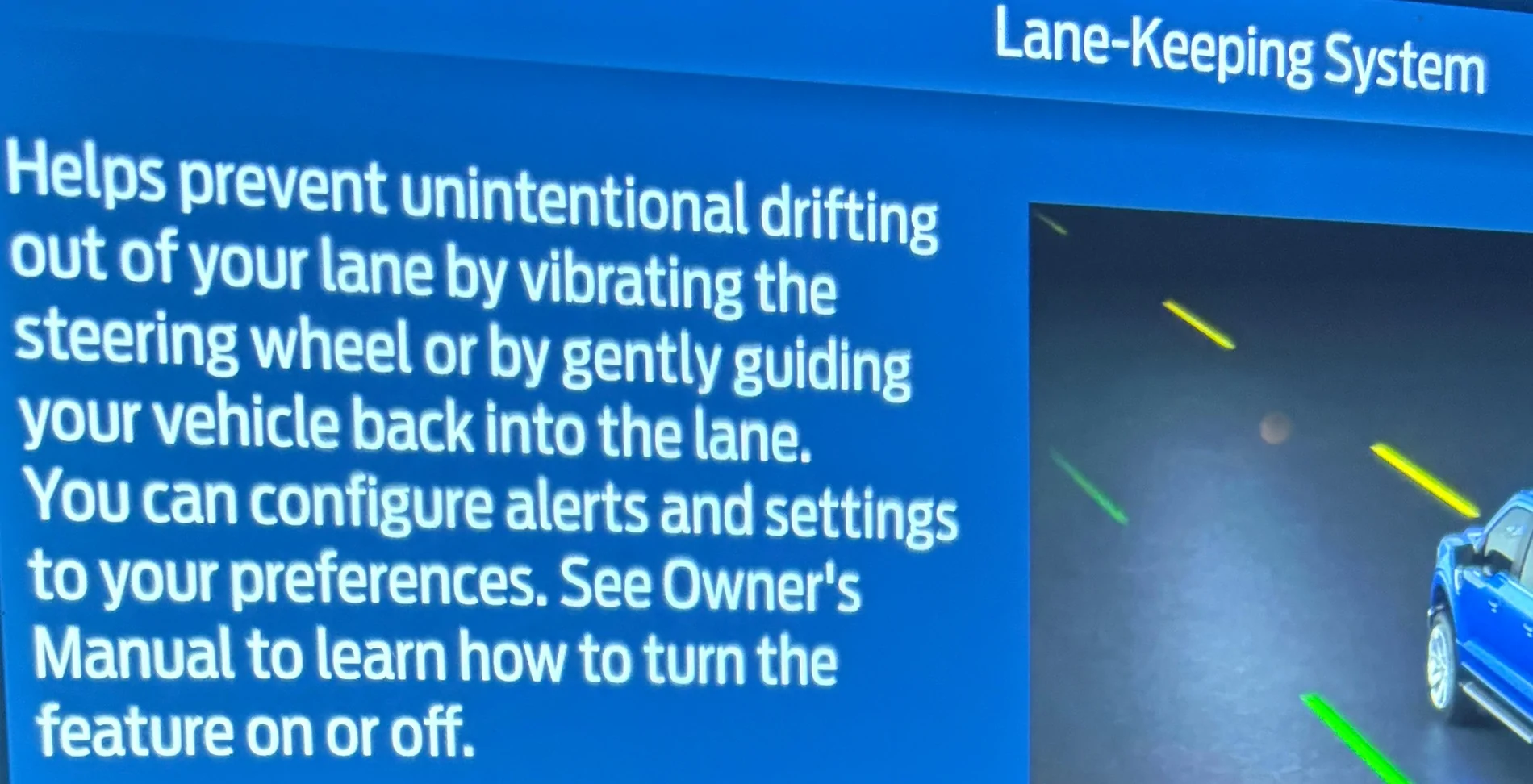 Ford F-150 Lightning Lane Keeping (or Lane Centering) automatically engages with Cruise Control? LK explained
