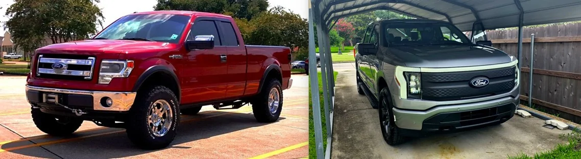 Ford F-150 Lightning 9and3 Wheels oldnewf150s