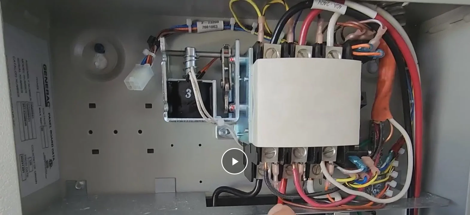 Ford F-150 Lightning Generac 6852 Transfer Switch installed (to power my house from the Pro Power 240V plug) Amazon user movie image 1