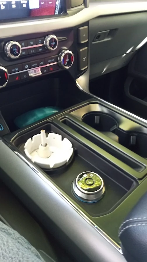 Ford F-150 Lightning Stick to Rotary Shift Knob Conversion w/ 3D Printed Rotary Shifter Holder IMG_20251004_113918319