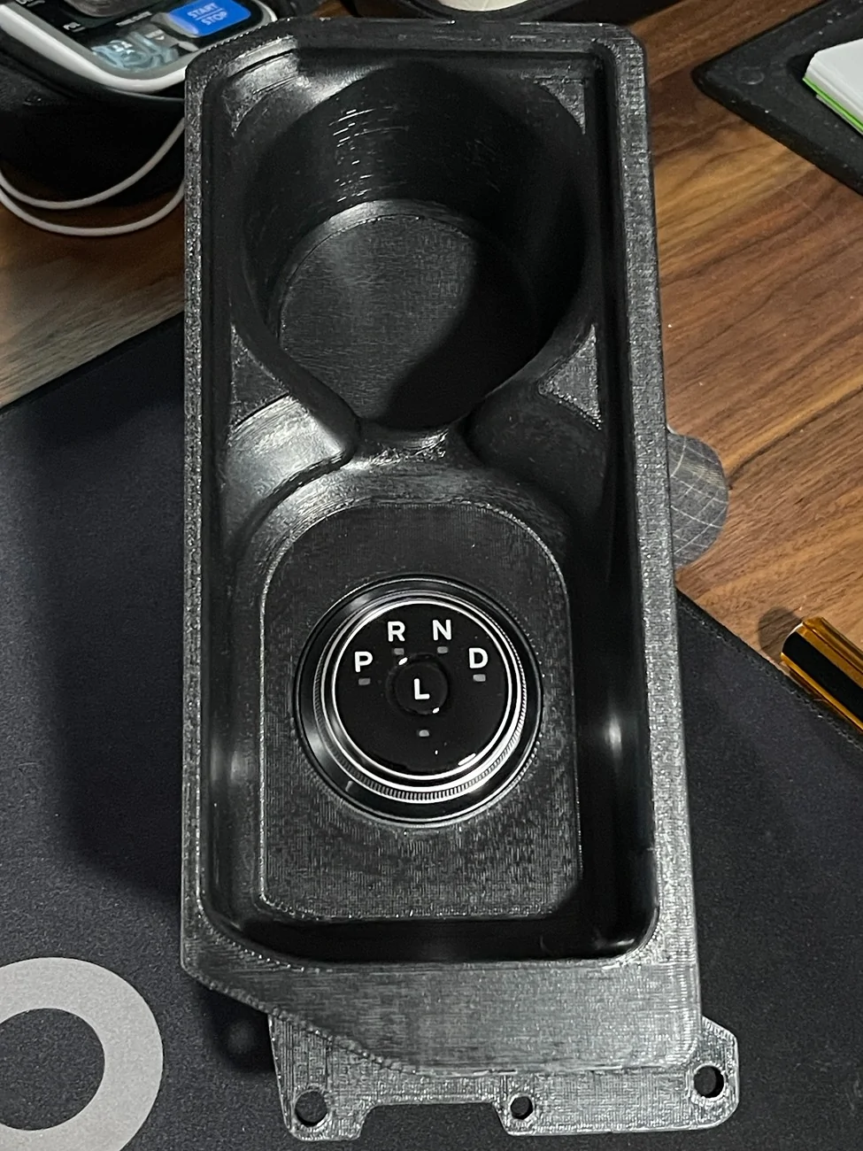 Ford F-150 Lightning Stick to Rotary Shift Knob Conversion w/ 3D Printed Rotary Shifter Holder 008