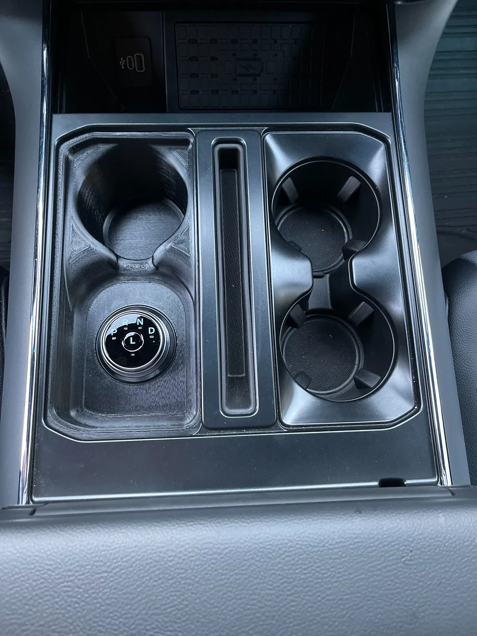 Ford F-150 Lightning Stick to Rotary Shift Knob Conversion w/ 3D Printed Rotary Shifter Holder 013