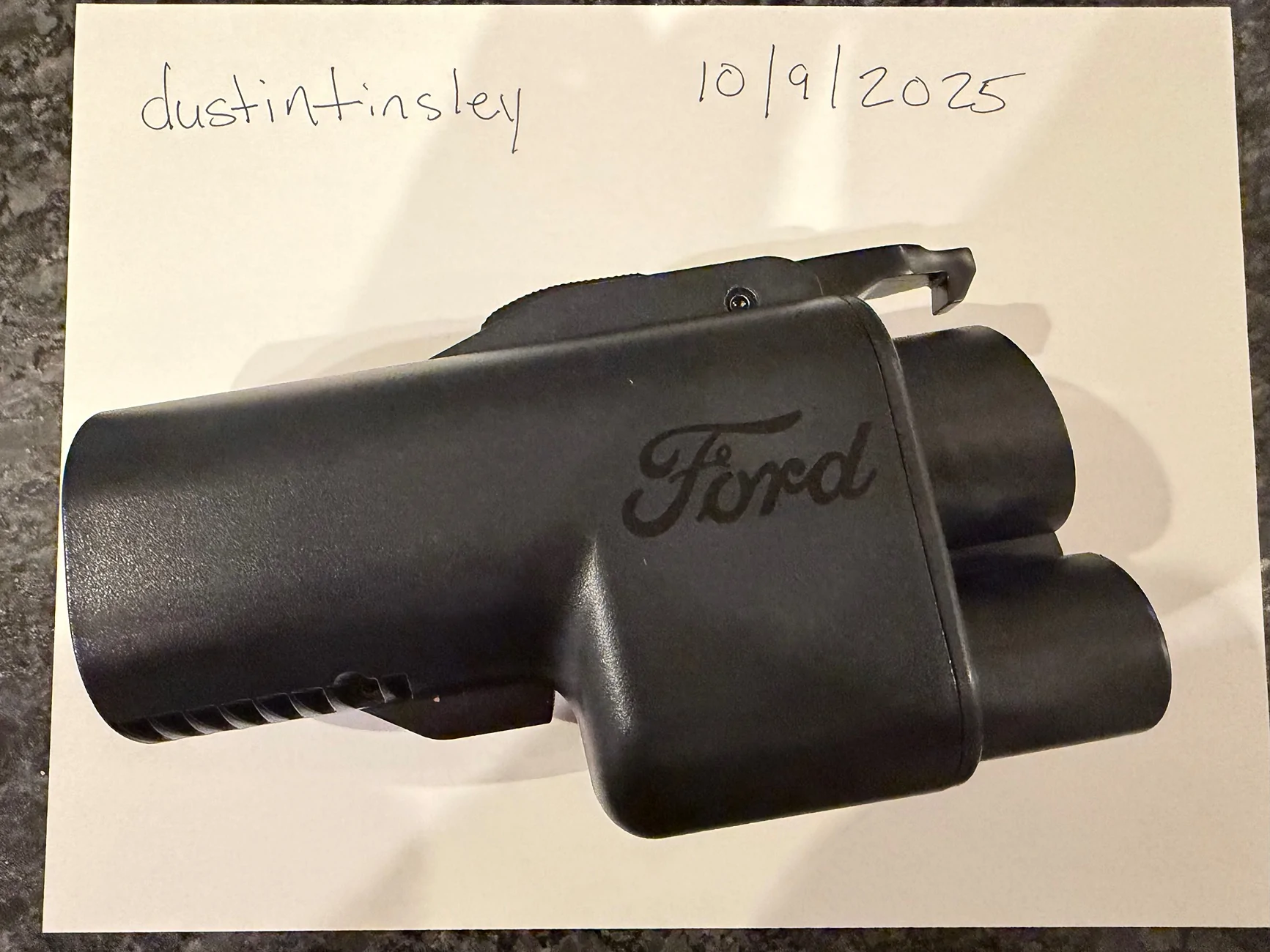 Ford F-150 Lightning Ford NACS adapter IMG_0085