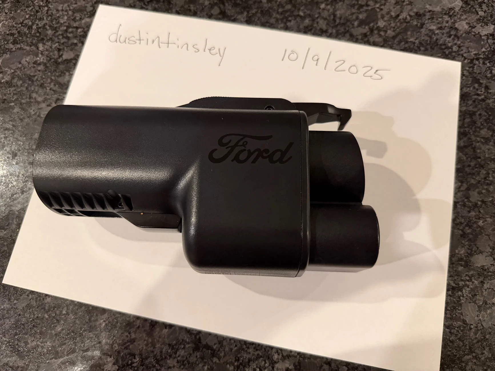 Ford F-150 Lightning Ford NACS adapter IMG_0084