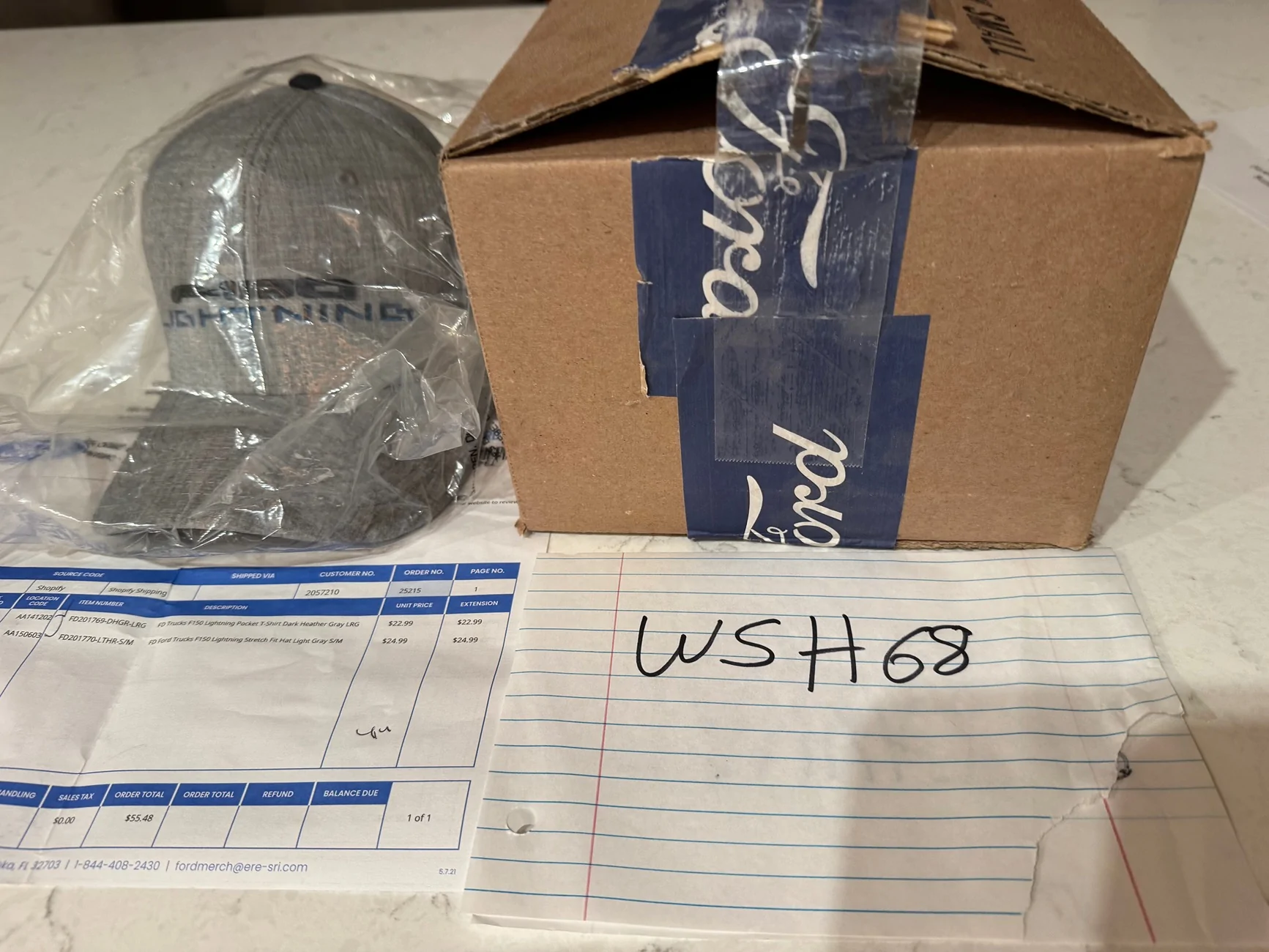 Ford F-150 Lightning New 2022 Lightning baseball cap small/medium IMG_0852