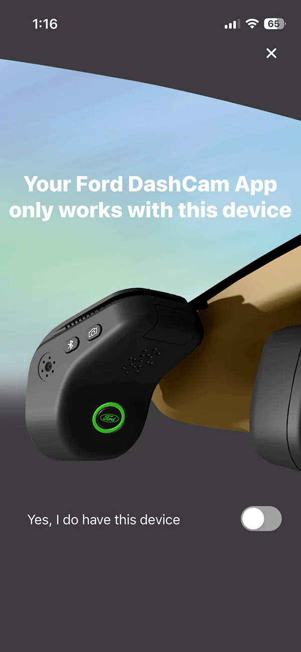 Ford F-150 Lightning Using existing cameras as dashcams IMG_2684