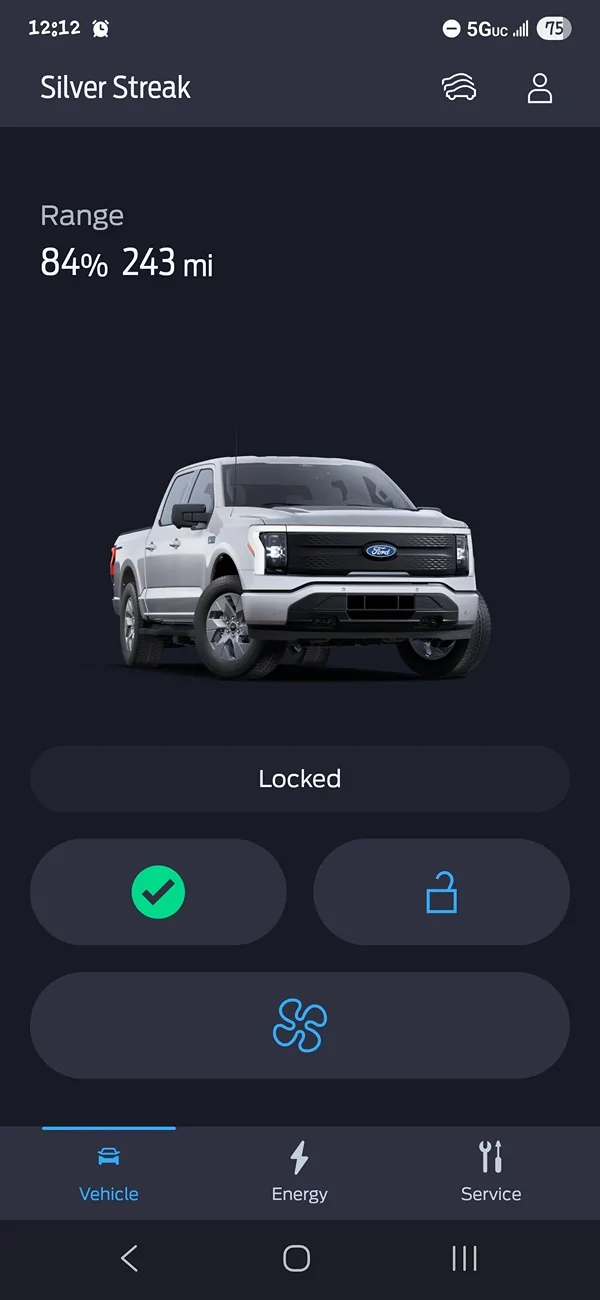 Ford F-150 Lightning Ford app v6.0.0 FKA Ford Pass, IOS Screenshot_20251014_121216_FordPass