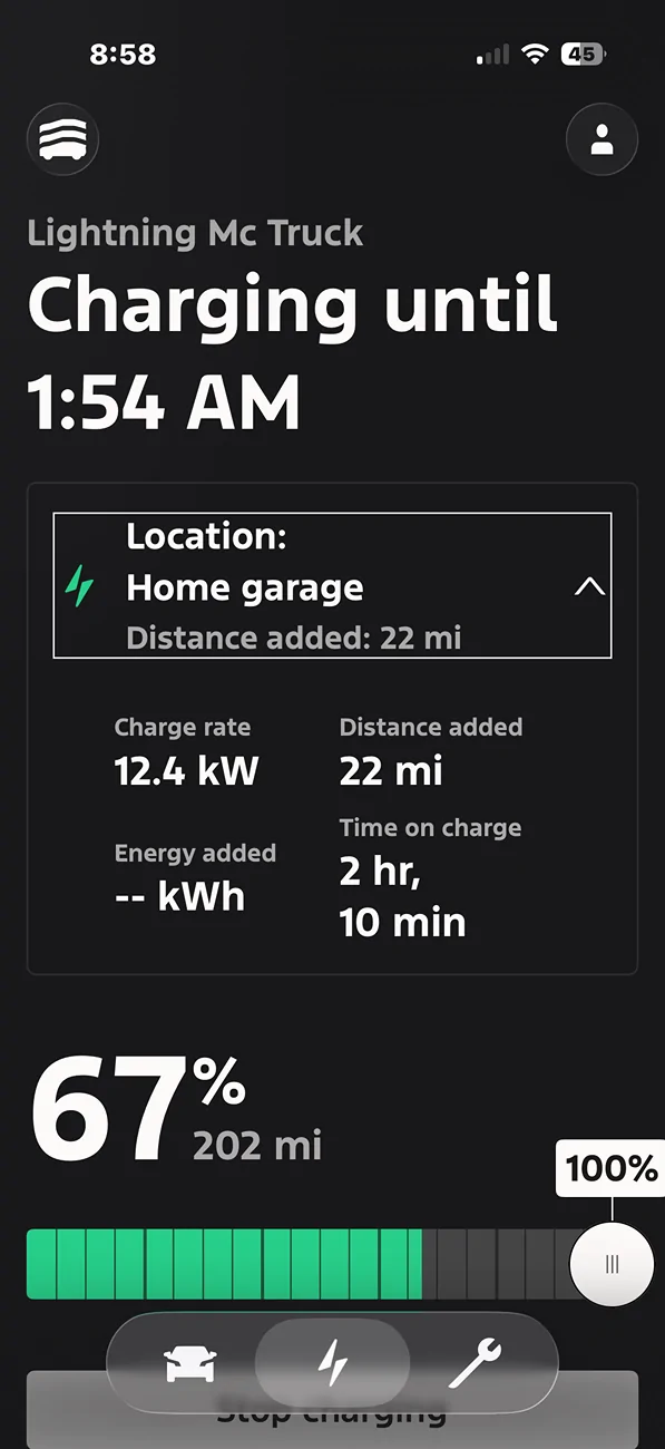 Ford F-150 Lightning Ford app v6.0.0 FKA Ford Pass, IOS IMG_0019