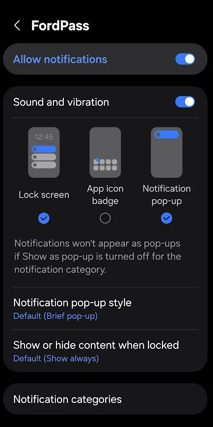 Ford F-150 Lightning FordPass APP notification - Walk Away Lock 1760709032246-73