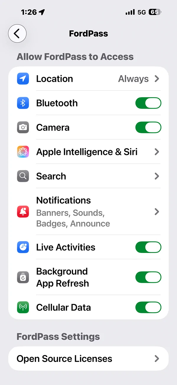 Ford F-150 Lightning FordPass APP notification - Walk Away Lock IMG_1149
