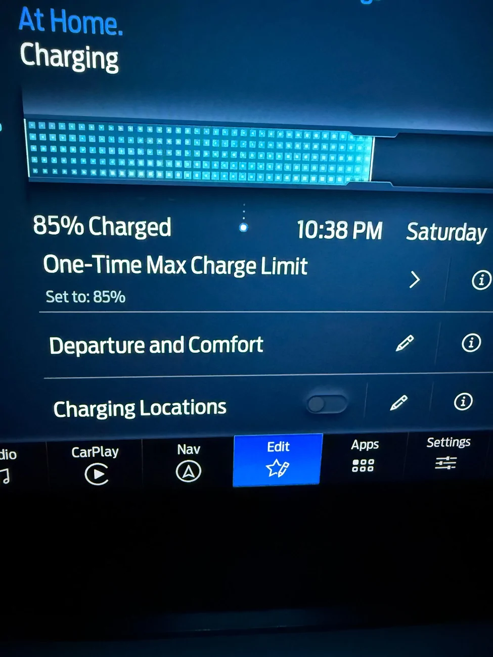 Ford F-150 Lightning FordPass only allowing "this charge" setting in 10% increments IMG_6461