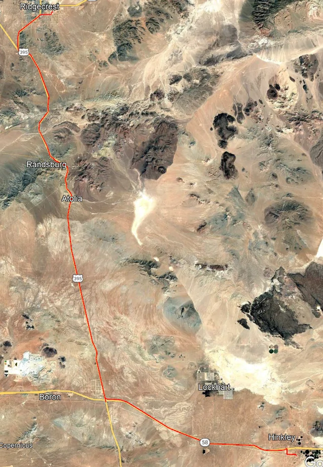 Ford F-150 Lightning Just under 800 mile trip in California P2P-31 Day 2 plot