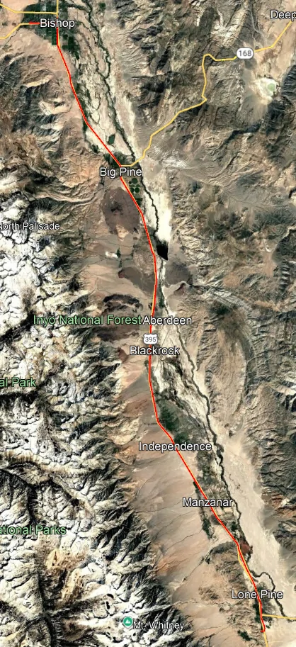 Ford F-150 Lightning Just under 800 mile trip in California P2P-31 Day 4 plot