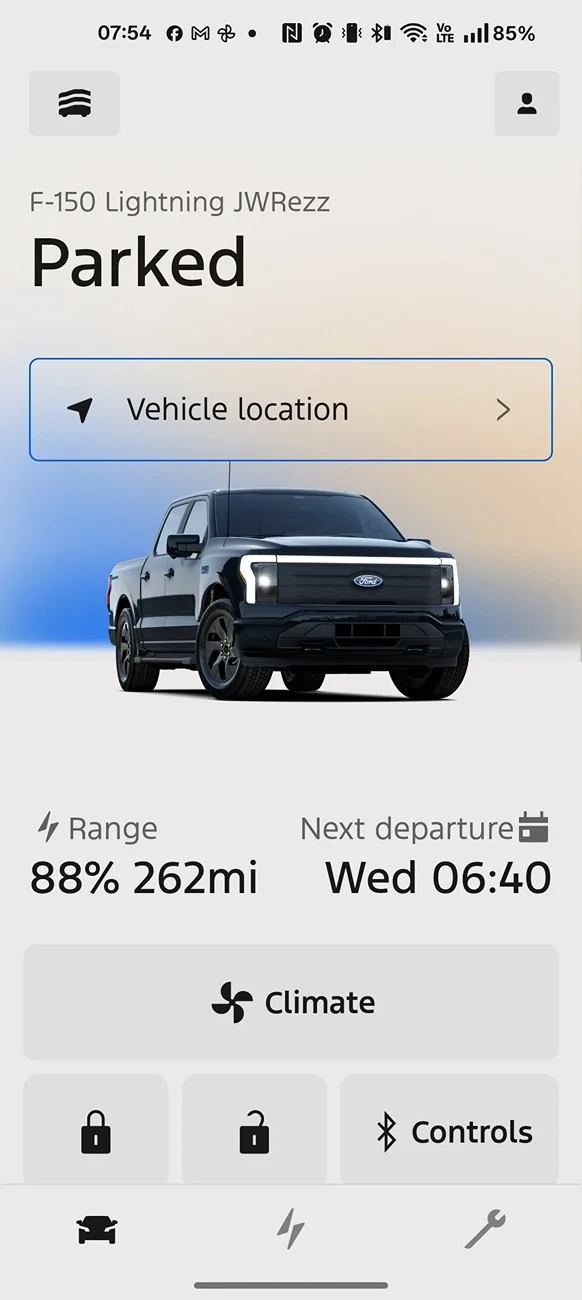 Ford F-150 Lightning Ford app v6.0.0 FKA Ford Pass, IOS & Android 1000032331