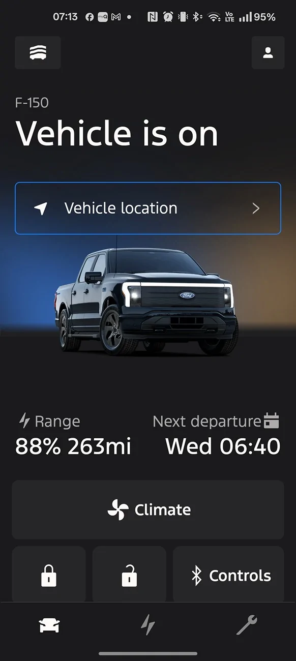 Ford F-150 Lightning Ford app v6.0.0 FKA Ford Pass, IOS & Android 1000032330