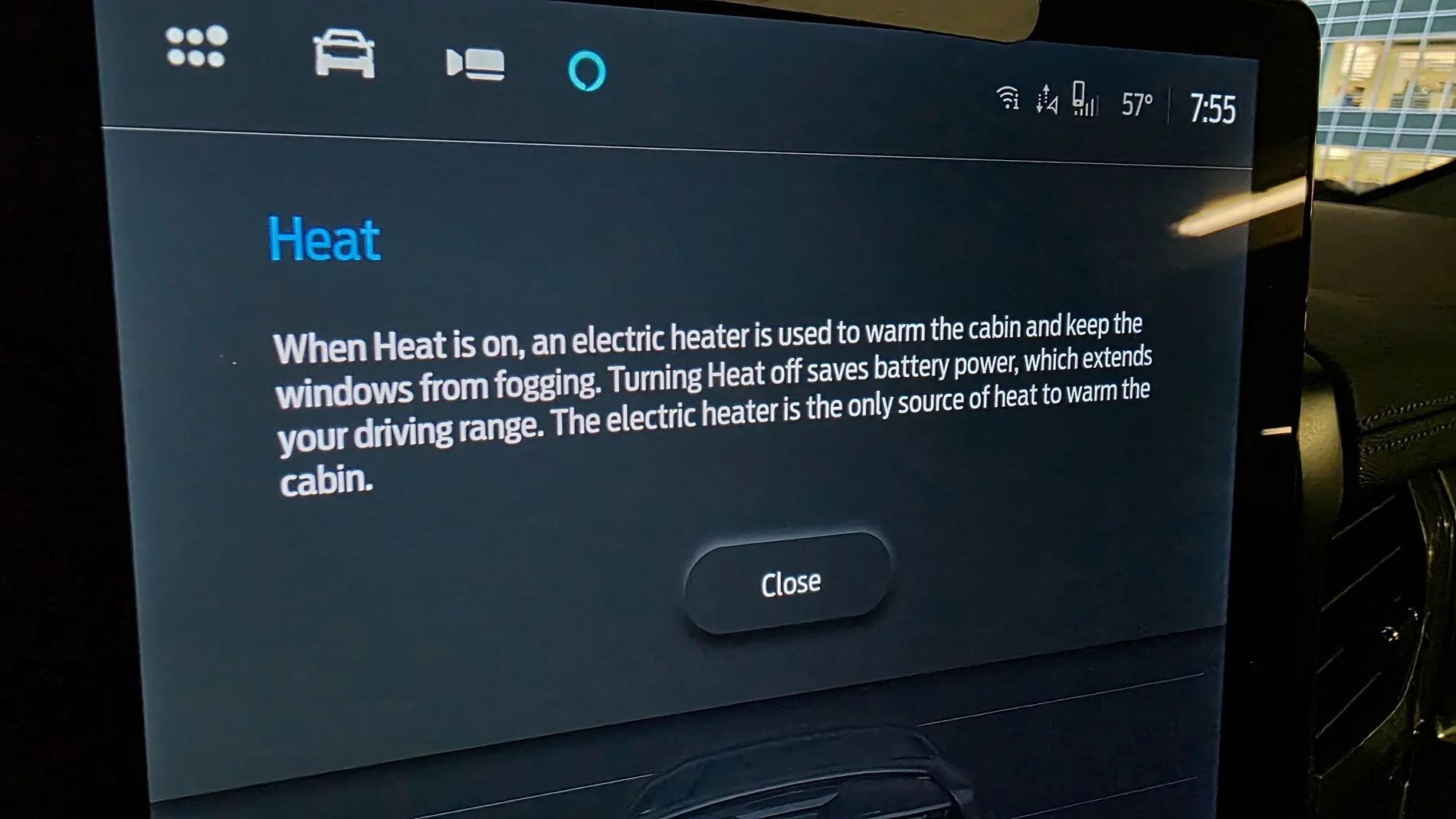 Ford F-150 Lightning How does cabin heating work? 1000018049