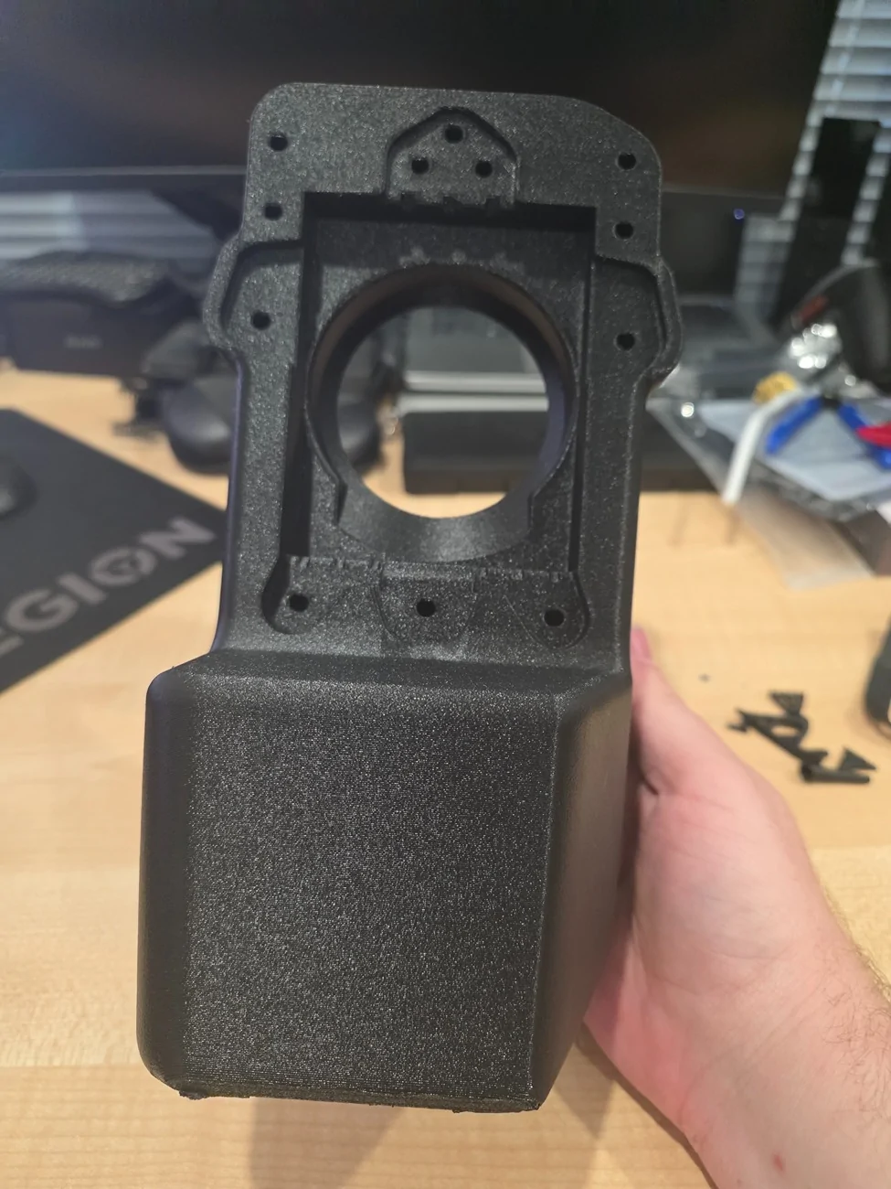 Ford F-150 Lightning Stick to Rotary Shift Knob Conversion w/ 3D Printed Rotary Shifter Holder 20250923_180631