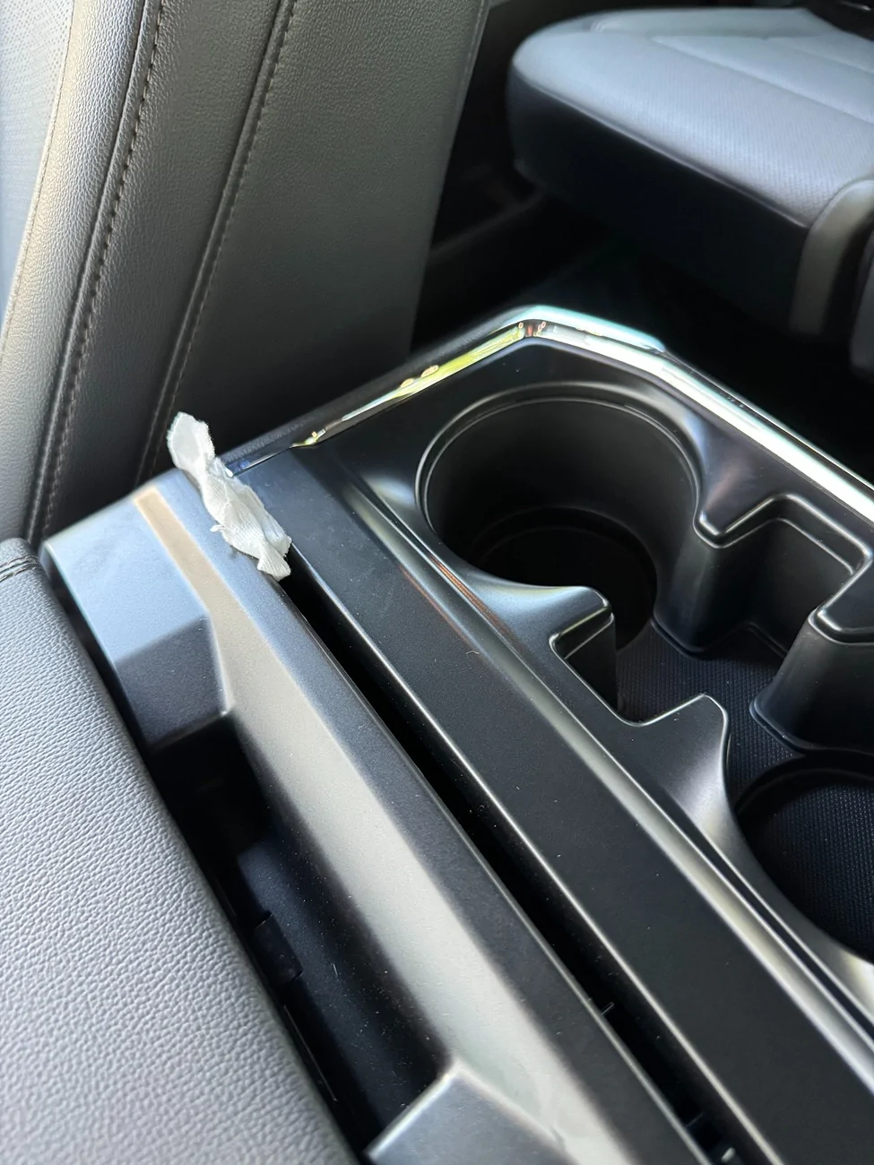 Ford F-150 Lightning Center console rattle IMG_2860