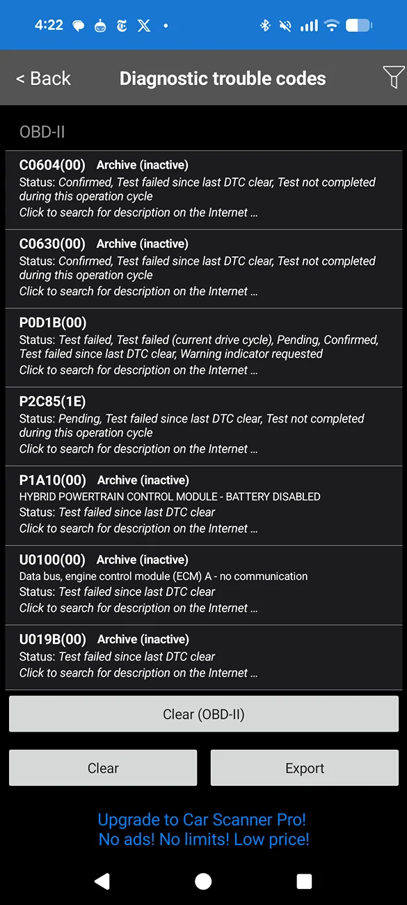 Ford F-150 Lightning No Heat in Cabin - Service Vehicle Soon Light - Powertrain Warning in App Screenshot_20251024-162228