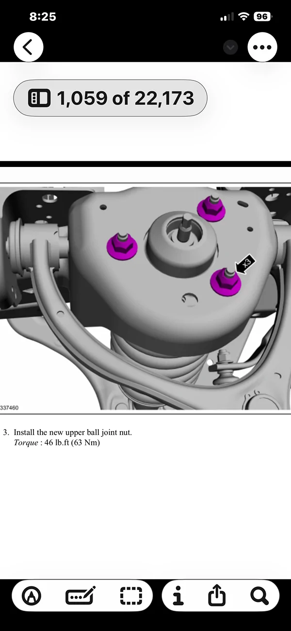 Ford F-150 Lightning Needed: torque values for the Lightning ER front and rear shock mounting bolts. IMG_4842