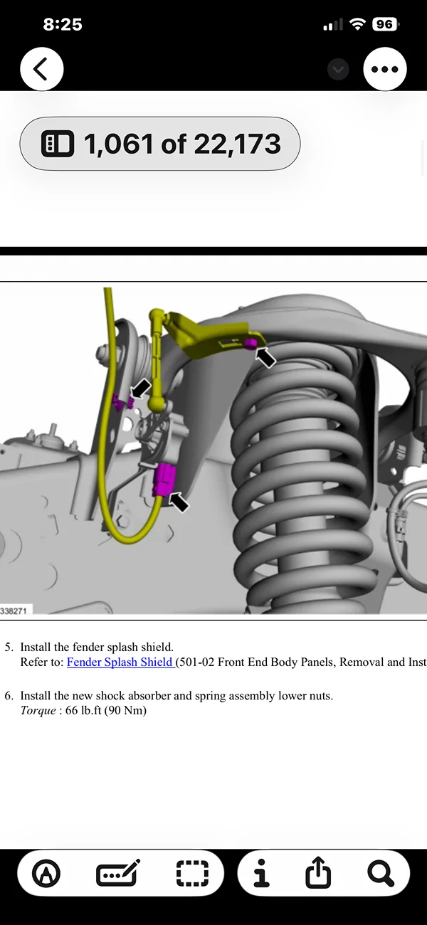 Ford F-150 Lightning Needed: torque values for the Lightning ER front and rear shock mounting bolts. IMG_4843