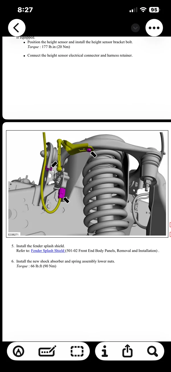 Ford F-150 Lightning Needed: torque values for the Lightning ER front and rear shock mounting bolts. IMG_4847