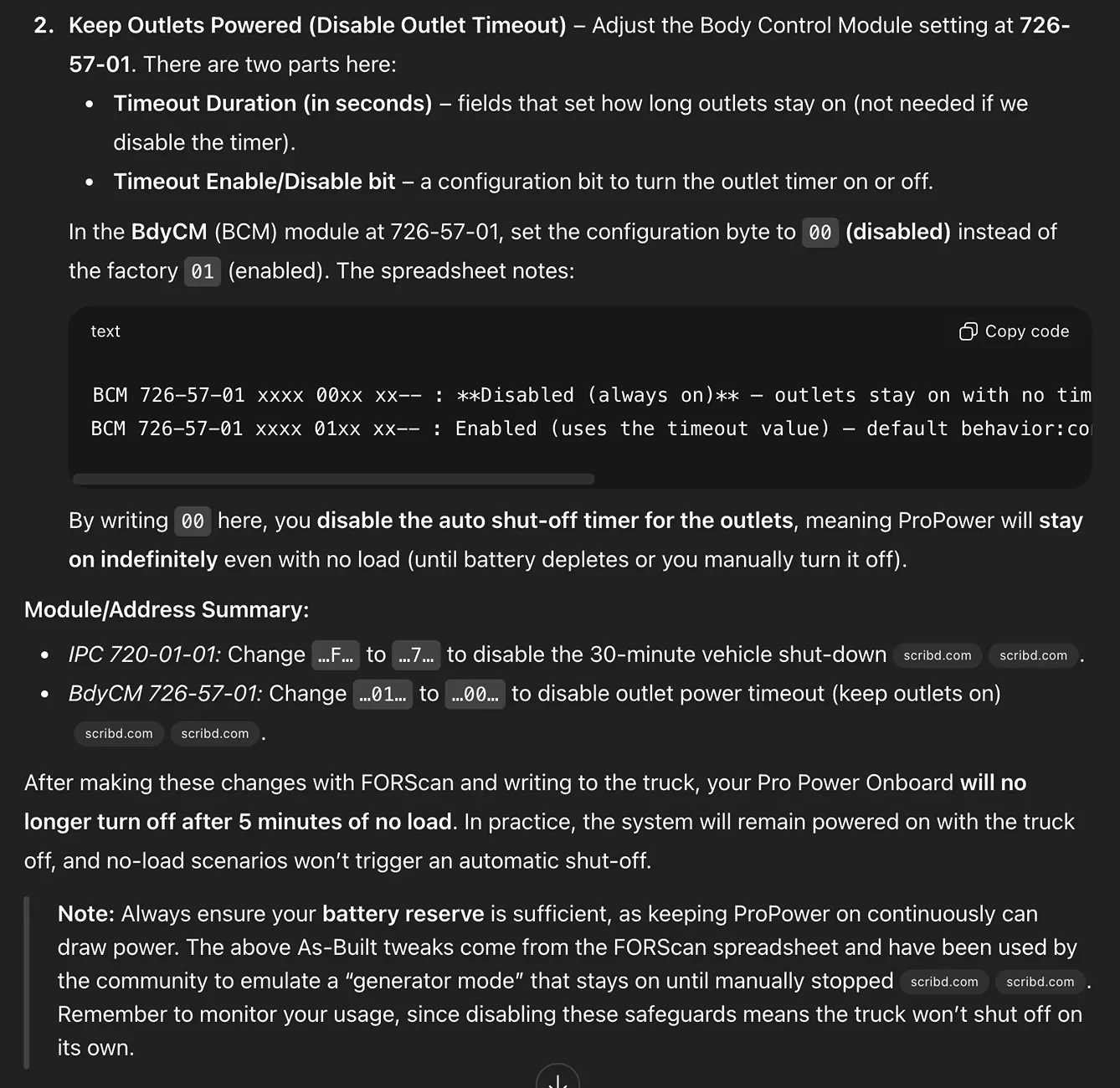 Ford F-150 Lightning Disable inverter shut off with no load? 1761533706390-uf