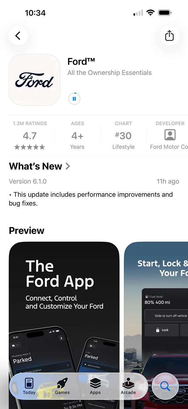 Ford F-150 Lightning Ford app v6.0.0/6.1.0 FKA Ford Pass, IOS & Android IMG_5062
